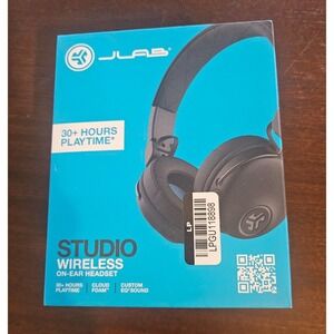 Jlab Studio Wireless On-Ear 30+ hours Bluetooth Headphones Graphite Brand new